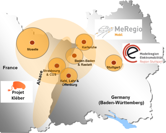 Übersicht Projektregion CROME